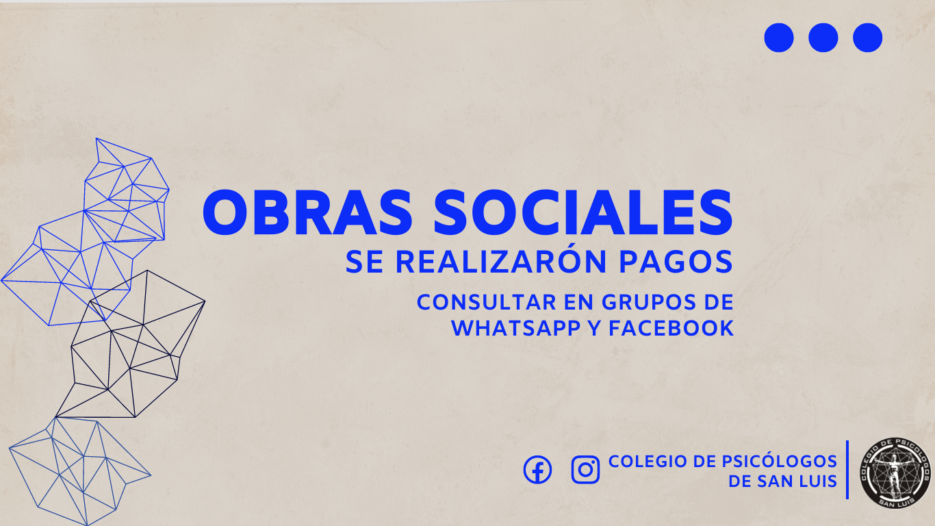 PAGOS OBRAS SOCIALES