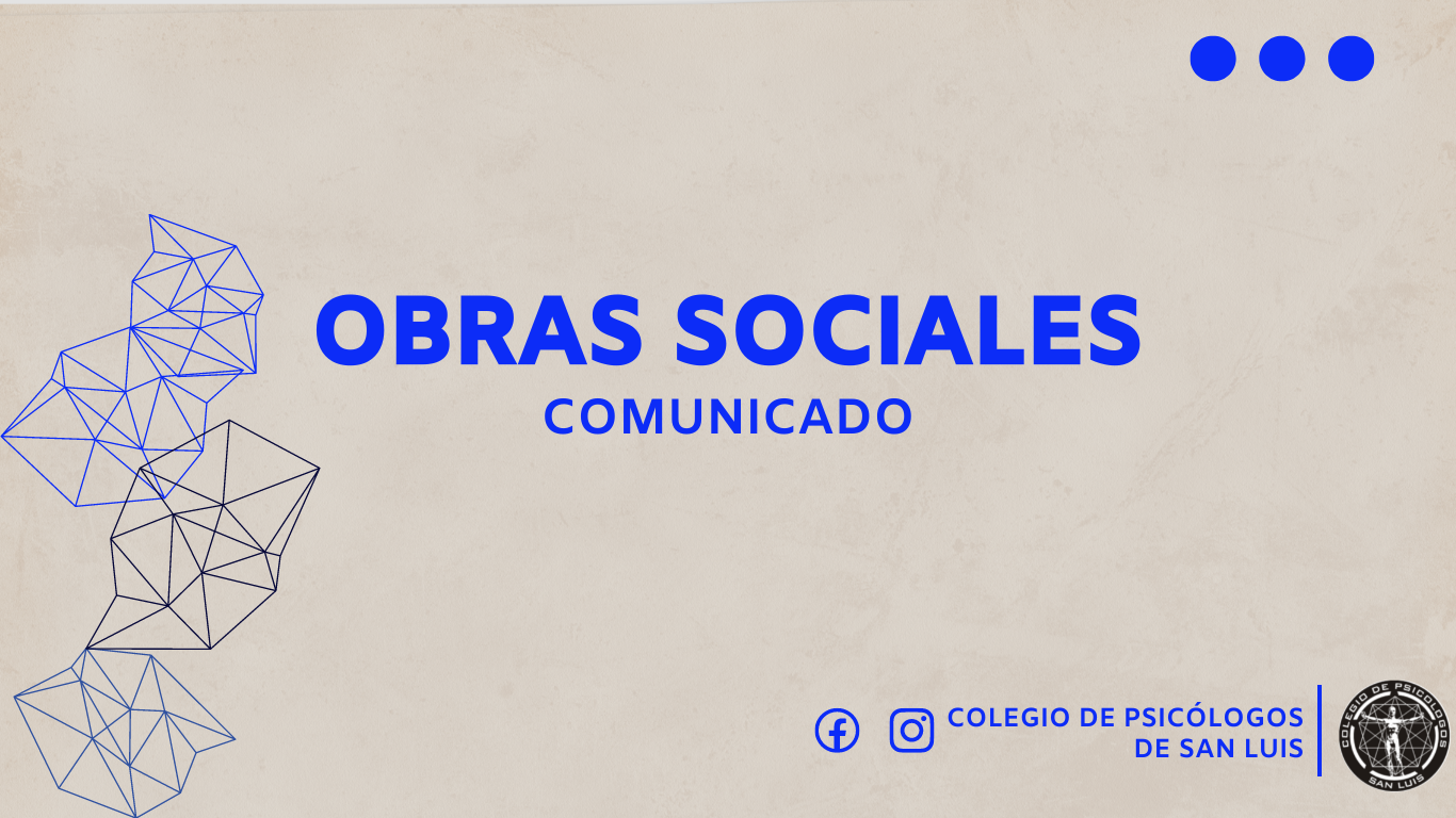 OBRAS SOCIALES COMUNICADO